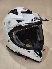 Casco Airoh Aviator DirtBike MX Enduro Color Brillo Blanco Grande, usado segunda mano  Embacar hacia Argentina