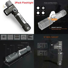 600 Lumens Tactical Flashlight, 90 Degree Mini Flashlight Nicron N7 Qty2PCS for sale  Shipping to South Africa