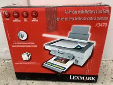 Impresora de inyección de tinta USB todo en uno con ranura para tarjeta de memoria Lexmark X3470m, usado segunda mano  Embacar hacia Argentina