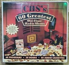 Usado, CBS's 60 Greatest Old-Time Radio Shows 30 Horas 20 Cassetes de Áudio Pasta VTG comprar usado  Enviando para Brazil