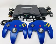 Paquete de consola de juegos sistema Nintendo 64 N64 lote de 2 controladores nuevos, limpiado probado segunda mano  Embacar hacia Argentina