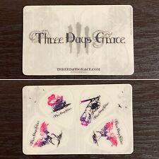 Usado, Conjunto de 4 cartões de palhetas de guitarra Three Days Grace Breaking Benjamin Papa Roach comprar usado  Enviando para Brazil