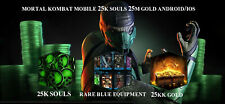 MK Mobile | 30k Souls + 30 Million Gold + Raro/Equipamento X Android +Ios 0% BAN comprar usado  Enviando para Brazil