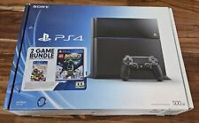 Sony PlayStation 4 PS4 Original 500GB Black Console Cables and Controller in Box for sale  Shipping to South Africa