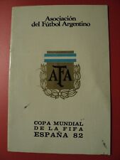 Publicación Oficial AFA Jugadores Delegación Copa Mundial España 1982 Maradona Kempes segunda mano  Argentina 