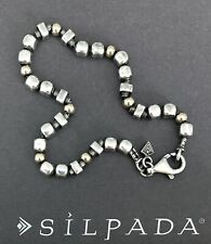 SILPADA Sterling Silver & 14K Gold Filled Bead Bracelet~B1213~RETIRED! for sale  Hilliard