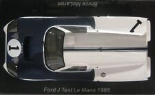 Spark 1:43 S8084 Blue & White Ford J Test #1 Le Mans 1966 Bruce McLaren for sale  Shipping to South Africa