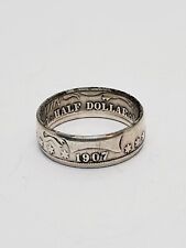 1907 Silver Half Dollar Coin Ring Size 10 (48) for sale  Shipping to South Africa