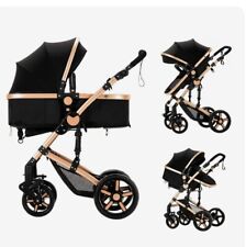 3 in 1 Luxury Travel Baby Stroller Car Seat Carrier Newborn Foldable Portable, used for sale  Shipping to South Africa