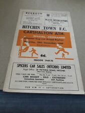 Hitchin town carshalton for sale  NOTTINGHAM