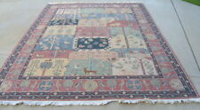 Vintage Gabbeh Soumak Hand Woven Flat Woven Oriental Area Rug 8x10 ft Soak Washd for sale  Shipping to South Africa