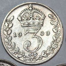 Silbermünzen three pence gebraucht kaufen  Heinsberg