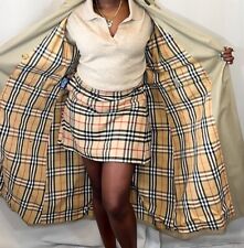 Casaco Burberry Vintage Pedra Cáqui Haymarket House Check Tamanho Grande Trench Mac M2K comprar usado  Enviando para Brazil