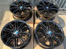 Ruedas de aleación originales BMW 17" 207M: negro brillante E46 E81 E82 E85 E87 E88 F20 F22  segunda mano  Embacar hacia Mexico