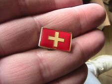 Swiss flag pin for sale  BOLTON