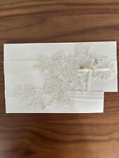 Ivory lace garter for sale  Riverside