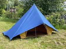 RARE 1960's VINTAGE COTTON CANVAS MONO POLE 2-MAN TENT  RELUM / LILLYWHITES, used for sale  Shipping to South Africa