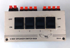Sky USA 4WSB FOUR-WAY SPEAKER SWITCH BOX for sale  Shipping to South Africa