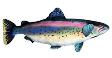 Treehouse Kids Body Pillow  Rainbow Trout Fish Bed Large Giant Stuffed Plush 48" for sale  Shipping to South Africa