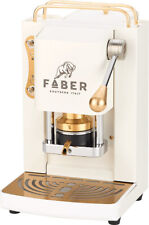 Faber Coffee Macchina da Caffè Pro Mini Deluxe Pure White Ottone PROMINIWHITEBAS usato  Napoli