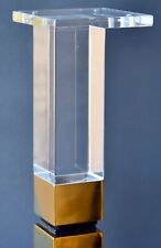 Acrylic Lucite Furniture Legs for Sofa, Cabinet, ET Center Vanity, Large 7"H  for sale  Shipping to South Africa