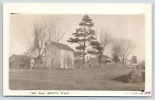 Hokah Minnesota~Tree Stump at Fork in the Dirt Road~Homes~Barns~1910 RPPC for sale  Shipping to South Africa