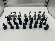 Lote de 32 piezas de ajedrez LFL 2005 de Star Wars conjunto completo negro y plateado, usado segunda mano  Embacar hacia Argentina
