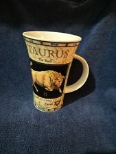 DUNOON Fine Bone China Stoneware Glencoe 500ml Mug TAURUS ~ Zodiac by Jack Dadd for sale  Shipping to South Africa