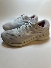 Brooks Womens Ghost 15 1203801B112 Oyster/Alloy/White Sneakers Size 9 for sale  Shipping to South Africa