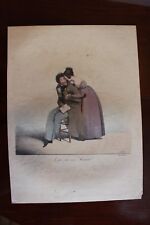 Lithographie couleur ca.1840 d'occasion  Angers-