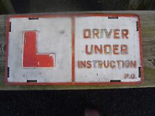 Vintage driver instruction for sale  LLANRWST
