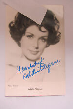 Old original autograph ADELIN WAGNER for sale  Shipping to South Africa