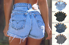Calça jeans vintage feminina Levis jeans cintura alta shorts todos os tamanhos recortes comprar usado  Enviando para Brazil