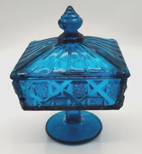 Vintage glass blue for sale  Bedford