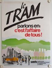 Affiche tram syndicat d'occasion  La Courtine