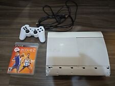 Sony PlayStation 3 PS3 Super Slim Limited Edition White 500GB Console Works! for sale  Shipping to South Africa