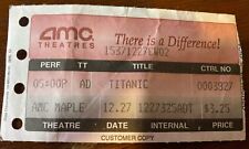 TITANIC Movie TICKET STUB December 27, 1997 | AMC Theatre | Maple | Buffalo, NY comprar usado  Enviando para Brazil