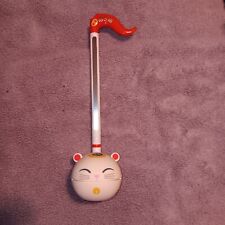 Otamatone Lucky Cat sintetizador de instrumento musical eletrônico Maywa Denki branco, usado comprar usado  Enviando para Brazil