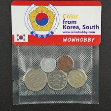 Monedas de Corea del Sur: 5 monedas aleatorias únicas de Corea del Sur para coleccionar monedas segunda mano  Embacar hacia Argentina