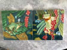 Ceramic frog tiles for sale  NEWMARKET
