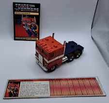 Usado, Autobot Optimus Prime Transformers Original G1 1984 Completo De Colección ¡Ver Fotos! segunda mano  Embacar hacia Argentina