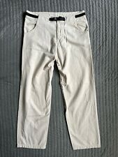 Pantalones de carpintero Prana vintage de calce suelto con cinturón talla grande, usado segunda mano  Embacar hacia Argentina