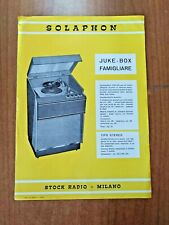 Depliant juke box usato  Trappeto