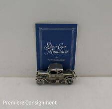 Miniaturas de carro prata Franklin Mint prata esterlina 1913 Cadillac Coupe comprar usado  Enviando para Brazil