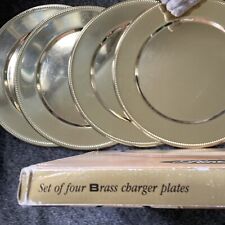brass charger plates for sale  Massillon