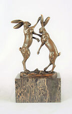 Feldhasen bronze skulptur gebraucht kaufen  Recklinghausen