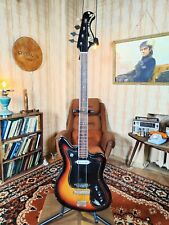 MUSIMA DE LUXE 25 Vintage Bass GUITAR JAZZ MASTER JAGUAR RARE USSR Relic for sale  Shipping to South Africa