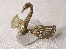 Vintage crystal swan for sale  SOUTHAMPTON