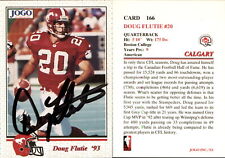 Carimbo autografado Doug Flutie 1993 JOGO #166 cartão Calgary UA comprar usado  Enviando para Brazil