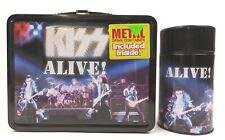 KISS ALIVE! Conjunto de lancheira e garrafa térmica lancheira de metal 2001 catálogo vintage NECA comprar usado  Enviando para Brazil